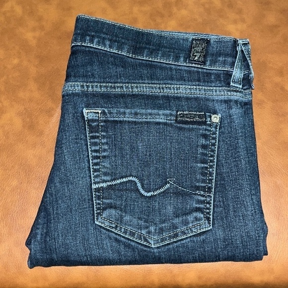 7 For All Mankind Gwenevere Mid Rise Skinny Size 26 - Picture 3 of 16